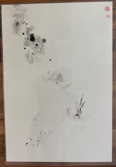 Sans titre, 2025, techniques mixtes / papier, cm 42 x 29,7 Sans titre, 2025, techniques mixtes / papier, cm 42 x 29,7