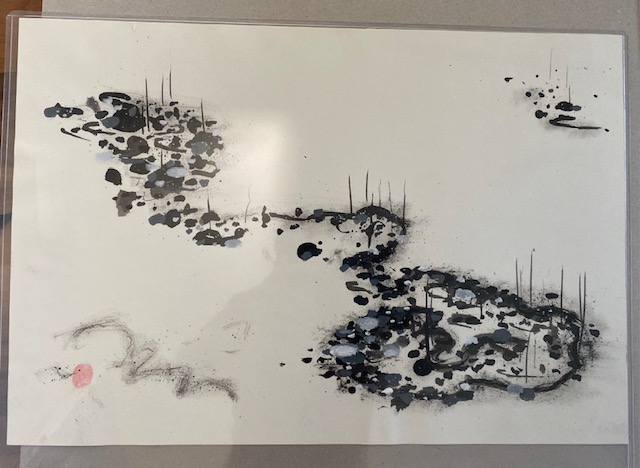 Sans titre, 2025, techniques mixtes sur papier, A3