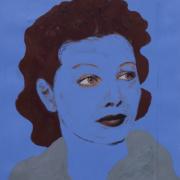 Lilli non pensarci più, 2024, tecnica mista / carta e cornice, cm 75 x 55,5