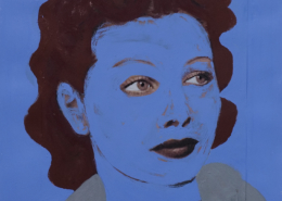 Rossella Fumasoni, Lilli non pensarci più, 2024, tecnica mista / carta e cornice, cm 75 x 55,5