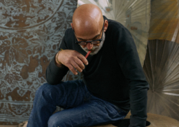 Gabriele Simei dans son atelier