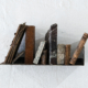 Libreria, 2025 Ferro, legno, pane, pietra, marmo Materie recuperate in natura o lavorate Cm 50 x 20 x 26